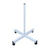 Kozmetická lampa - Multio 1 W poschodová lampa (Jednoduchý statív pre lupič biele biele stabilné kolesá)