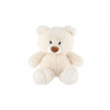 Teddies Medvěd sedící - 35 cm - bílá