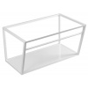Sapho SKA Industrial SKA konzola pod umývadlo 750x400x460mm, biela mat, s bielou MDF policou SKA112