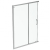 Ideal Standard Connect 2 - Posuvné sprchové dvere, dvojdielne, 90 cm, silver bright/číre sklo K9261EO