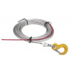 Wire rope w/stopper & hook