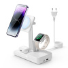 ESR Premium 5v1 Bezdrôtová Nabíjacia Stanica HaloLock (6E004) - s GaN, iPhone MagSafe, AirPods, Apple Watch, 65W - Biela KF2316370