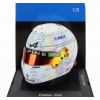 Spark-model prilby Bell F1 Casco Prilba Renault A523 Team Bwt Alpine N 31 British Gp 2023 Esteban Ocon 1:5 White