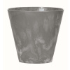 PlasticFuture Kvetináč Tubus Small Oval sivý, 40 cm