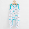 Dojčenské dupačky New Baby Classic II cars Modrá 80 (9-12m)
