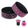 SUPACAZ SUPER STICKY KUSH Neon Pink Star Fade w/ Neon Pink Plugs 3 vrstvá silniční omotávka