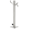 Záhradný stĺpik na vodu, nehrdzavejúca oceľ, okrúhly 65 cm-ForU-45457