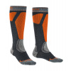 Ponožky Bridgedale Ski Easy On gunmetal/orange/037 XL (12+ UK)