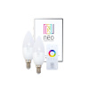 Smart sada LED žiaroviek E14 5W teplá biela IMMAX NEO 07002BD ZigBee Tuya
