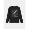 4F Jr T-shirt 4FJAW23TLONM139-20S (178323) Black/Green 128