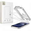 Tech-Protect Quick Set 2x ochranné sklo na iPhone 12 / 12 Pro, čierne