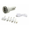 Compass Nabíjačka telefónu 12V 2,1 A (Iphone 4-8, miniUSB, microUSB, USB-C)