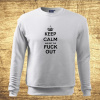 Keep calm and get the fuck out, Barva Bílá, Velikost S Bezvatriko.cz 502250