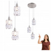 Závesná lampa Globo Wolli 3 – svetelné body E14