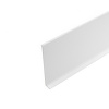 Lišta soklová Cezar LP80 Biela RAL9003 celohliníková 80x10x2500 mm 2.5 bm W-AL-LP80FCE-9003-250-MM [811210]