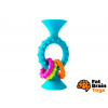 Fat brain chrastítko pipSquiz Loops modré 13 cm