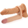 SCALA STRAP-ON ANÁLNÍ DILDO NAVLÉKANÉ NA PENIS DVOJITÁ PENETRACE – 76996552