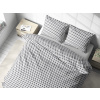 Dreamy Linens Obliečky bavlnené Čierne bodky