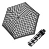 Doppler Fiber Havanna Black&White dámsky skladací dáždnik Doppler