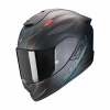 Moto přilba SCORPION EXO-1400 EVO II AIR LUMA matná černo/zelená - Velikost M