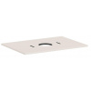 Hansgrohe Xilesa E - Doska pod umývadlo, 78x55 cm, výrez uprostred, matná béžová 54275780