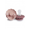 Frigg Dvojbalenie cumlíkov frigg daisy blush/ dusty rose, 0-6m, silikón