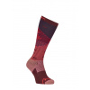 Trekové ponožky dámske Ortovox All Mountain Long Socks - winetasting