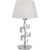 Candellux Denis stolová lampa 1x60 W biela-chrómová 41-23476