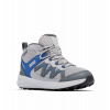 Columbia YOUTH PEAKFREAK RUSH MID WATERPROOF Junior Detská Vodeodolná Obuv Farba: Columbia Grey Mountain Blue, Detské veľkosti obuvi EU: 35 2108261039