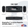 Club3D Active DisplayPort adaptér 1.4 4K120HZ HBR3 (F/F), čierna CAC-1007