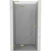 Mexen, Mexen Lunar L Otočné ľavé sprchové dvere 80 cm, transparentné, brúsené zlaté - 834L-080-000-55-00-L