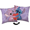 Jerry Fabrics Mikroplyšový vankúš Lilo and Stitch Polyester 40x40