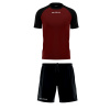 Futbalový set Givova Capo, bordová/ čierna Veľkosť: 2XL