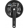 SHIMANO kliky FCTX801 48/38/28 černé 170+kryt