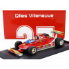 Brumm Ferrari F1 312t4 N 12 2nd Gp French Gp 1979 Gilles Villeneuve - s figúrkou vodiča 1:43 červená
