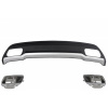 KITT Specials Rear Diffuser and Exhaust Tips Tailpipe Package suitable for Mercedes A-Class W176 (2012-2018) Sport Pack