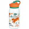 Quokka Kids Glow, Plastová fľaša so slamkou Tigers, 580ml, 40281
