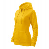 MALFINI® Mikina dámska Trendy Zipper žltá Veľkosť: S 4110413