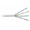 UTP kabel LYNX, Cat5E, drát, PVC, Dca, šedý, 100m LX-SLD-UTP5E-GR-100