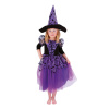 RAPPA - Detský kostým čarodějnica fialová (M) e-obal