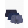 Atlantic 3 PACK boxerky 3MH-218 - bavlna Tmavomodrá - modrá XL