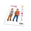 Strih Burda 9234 - Sako a vesta pre chlapcov