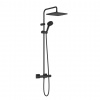 Hansgrohe Vernis Shape Sprchový set Showerpipe 240 s termostatom, 2 prúdy, matná čierna 26427670-HG