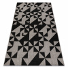 Eoshop KOBEREC SIZAL FLOORLUX 20489 stříbrný / Černá TROJÚHELNÍK (Velikost: 200x290 cm)