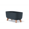 Kvetináč GRACIA CASE ECO WOOD 39 cm - farba: antracit ECO (Prosperplast DGCL400W-S433W)