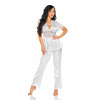 BEAUTY NIGHT FASHION Dámske pyžamo Missy white biela, L/XL