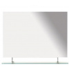 SAPHO WEGA 90 x 80cm zrkadlo s poličkou, chróm, 60092-9