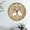 drevo zivota Nástenné hodiny STROM ŽIVOTA Rozměry (cm): 35, Barevná kombinace: dub zlatý