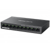 TP-Link Mercusys MS110P Switch 10-Port, 8x 10/100 Mbps PoE+, 2x LAN, 802.3af/at, 65 W