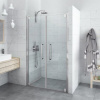 Roth HI2B2 90cm dvojkrídlové dvere do niky, profil Brillant, Číre sklo HI2B209020VPE